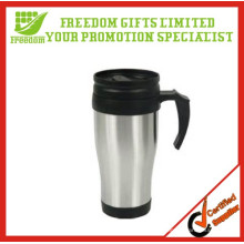 Logo Customized Stainless Steel Coffee Mugs With Lid